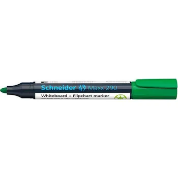 SCHNEIDER Popisovač na bílou tabuli a flipchart Maxx 290, zelená, 1-3 mm, kuželový hrot, SCHNEIDER 129004 22898