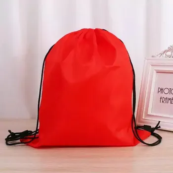 Školní sáček Sáček na boty | vak na obuv - lehký batoh - Červené