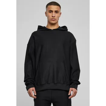 Pánská móda Rib Terry Boxy Hoody černá Urban Classics černá 2538321