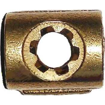 PMD0944R04.4610 matice mosazná 6 závitová pro Wingo, Moby - PMD0944R04.4610 - náhradní díl pohonů křídlové brány Nice Wingo4000/2024, MB4005, MB4006 - šroubová bronzová matice 6-závitová