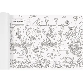 omalovánky Omalovánka v roli Džungle 10 m - Mideer