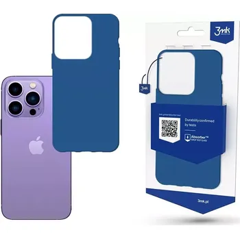 Pouzdro na mobilní telefon 3MK Ochranný kryt Apple iPhone 14 Pro Max - 3mk Matt Case blueberry, 5903108476898