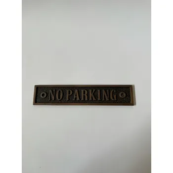 Domovní cedule NO PARKING - LITINOVÁ CEDULKA