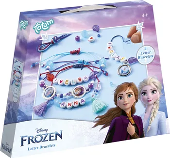 dětská sada na výrobu šperků Totum Frozen 2 Letter Bracelets
