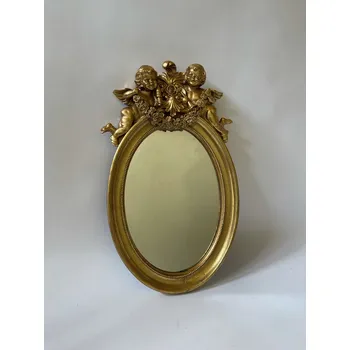 Zrcadlo ANDĚLÉ - ZLATÉ ZDOBENÉ ZRCADLO