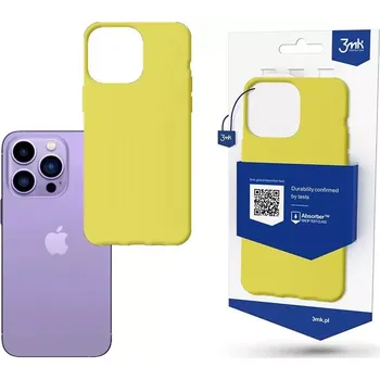 Pouzdro na mobilní telefon 3MK Ochranný kryt Apple iPhone 14 Pro - 3mk Matt Case lime, 5903108476751