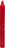 Arôme Svíčka na vánoční stromek 10 cm 12 ks, červená