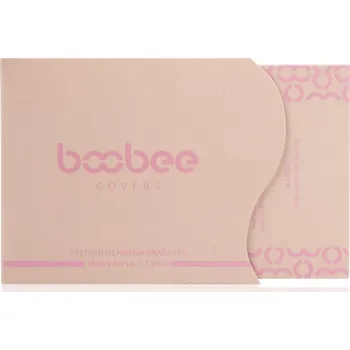 Čistič uší Boobee Covers textilní ochrana bradavek odstín Skin color 2x5 ks