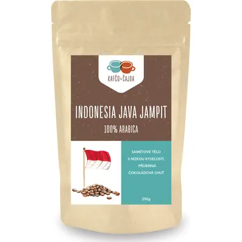Káva Indonesia Java Jampit - káva - dárkové balení Velikost balení: 250 g, Způsob mletí: Espresso (střední)