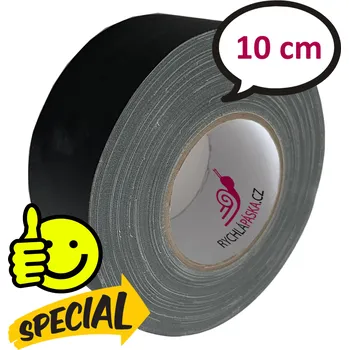 gaffa páska GAFFA SPECIAL - ČERNÁ - šíře 10cm
