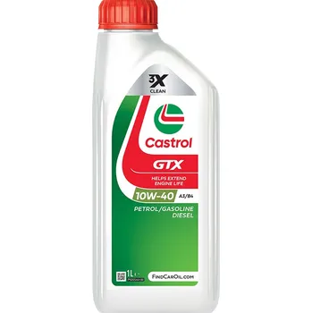 Provozní kapalina Motorový olej Castrol GTX ULTRACLEAN 10W-40 A3/B4 1 lt CASTROL (15A4CF)