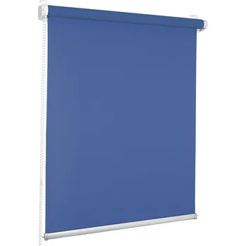 Roleta Roleta MIDI BLACKOUT - Modrá Rozměr rolety (Š x V): 35 x 150 cm na okno (standard), Barva mechanismu: Bílá