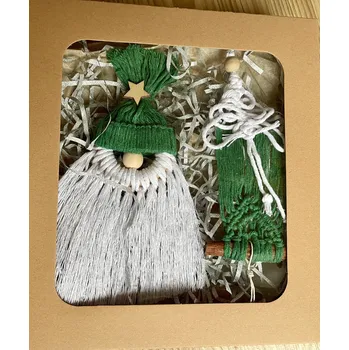 HAND MADE Vánoční odoby Skřítek zelený