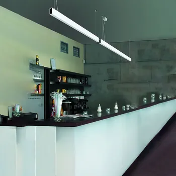 Lucis Elegantní lineární svěšené svítidlo Izar III Barva: Černá, Délka: 900 mm, Teplota chromatičnosti / Stmívání: 3000 Kelvinů / Stmívatelné DALI ZLI3.L1.900.93M DALI2 Elegantní lineární svěšené svítidlo Izar III