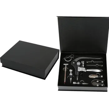 Premium dárková sada pro otevírání vína XY-WBGS-010 11 ks černá Otvírák Premium dárková sada pro otevírání vína XY-WBGS-010 11 ks černá