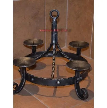 Svícen lifr Kovaný svícen Kruh 2