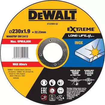 Řezný kotouč Řezný kotouč DeWalt EXTREME, 230x2mm