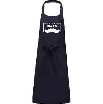 Kuchyňská zástěra Zástěra Kariban Classic Knírek se jménem