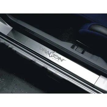 Tuning Ochranné kryty prahů Dragon, nerez - Škoda Fabia I. (Ochranné kryty prahů Dragon pro Škoda Fabia I. Lim./Combi/Sedan 2000-2007)