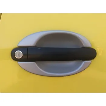 Auto-moto Kryty pod kliky velké, ABS stříbrný matný - Škoda Octavia I. (Kryty pod kliky velké pro Škoda Octavia I.)