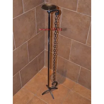 Svícen Kovaný svícen Řetěz