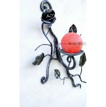 Svícen Kovaná dekorace na zeď 22