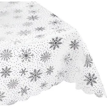 ubrus Ruhhy 22790 vánoční ubrus bílý/stříbrný