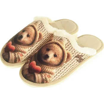 Dámské pantofle TifanTEX Dámské pantofle Medvídek 36