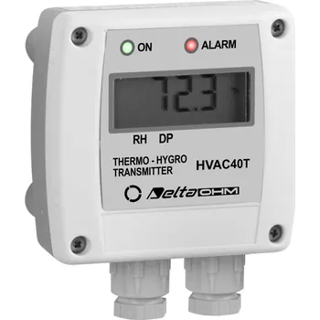 Delta OHM HVAC40 Převodníky a hygrostaty pro měření teploty, relativní vlhkosti a rosného bodu v aplikacích HVAC
