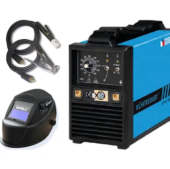 Svářečka KÜHTREIBER KITin 190 na elektrodu VYBAVENÍ: + samostmívací kukla a kabely 3m + 2,5 kg bazických elektrod 2,5mm