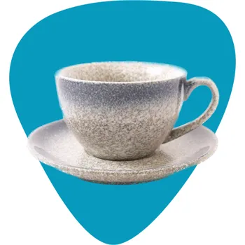 Penerini coffee Šálek s podšálkem Beton Blue 150 ml