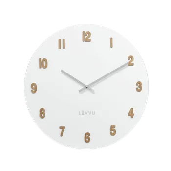 Hodiny Nástěnné hodiny LAVVU WHITE LCT4070