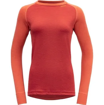 Dámská móda Devold dámské triko s dlouhým rukávem Expedition Merino 235 Shirt Barva: Beauty/Coral, Velikost: M