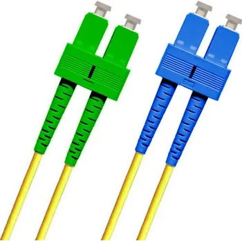 Síťový kabel OEM Optický patchkabel duplex SC/APC-SC 9/125um SM 1m, OS2, G657A
