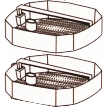 Úložný box ND: sada plastových košíků pro Atman CF-800, AT-3336, 3 ks