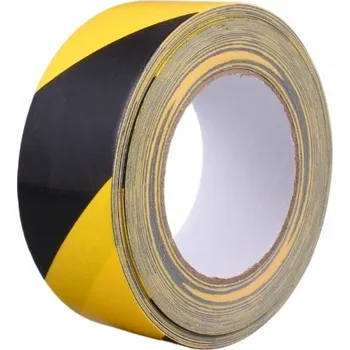Lepicí páska TAVOBAL Výstražná lepící páska Duct Tape 48 mm*30 m, žlutočerná