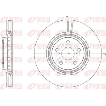 Brzdový kotouč Brzdový kotouč REMSA 61540.10