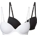 esmara® Dámská podprsenka, 2 kusy (černá/bílá, 80B)