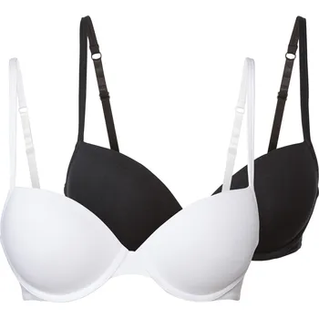 Podprsenka esmara® Dámská podprsenka, 2 kusy (černá/bílá, 80B)