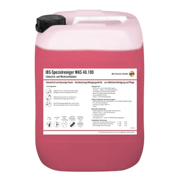 Odmašťovací přípravek na motor IBS IBS-Speciální čistič WAS 40.100 (pro průmyslové a dílenské podlahy) 20 litrů kanystr