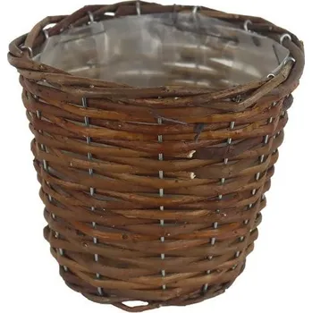 Obal na květináč Obal s plastem hnědý P2026/1