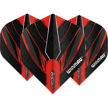 Šipka Letky na šipky Winmau Prism Alpha červené, černé