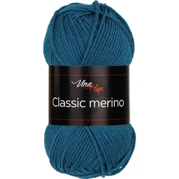 Vlna-hep Příze Classic merino - 61299 petrol