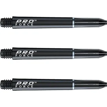 Příslušenství pro šipky Násadky na šipky Winmau Pro Force černé, střední