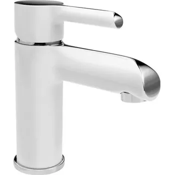 Vodovodní baterie Umyvadlová baterie, ANGELIT bílá-chrom