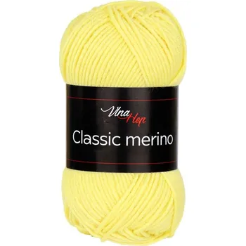 Příze Vlna Hep Classic merino 61244 žlutá