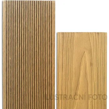 Terasové prkno WPC terasa 20 x 140 mm 2,9 m teak