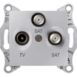 Schneider Electric SEDNA ZASUVKA TV-SAT-SAT ALU SDN3502160
