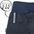 Chlapecké kalhoty Unuo Basic dětské softshellové kalhoty s fleecem žíhaný antracit