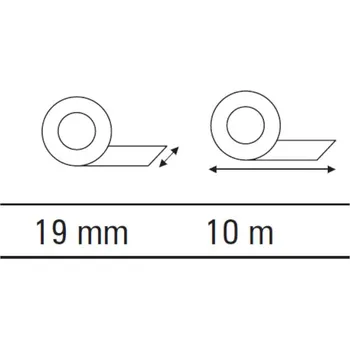 Izolační páska Páska izolační černá 19 mmx10 m